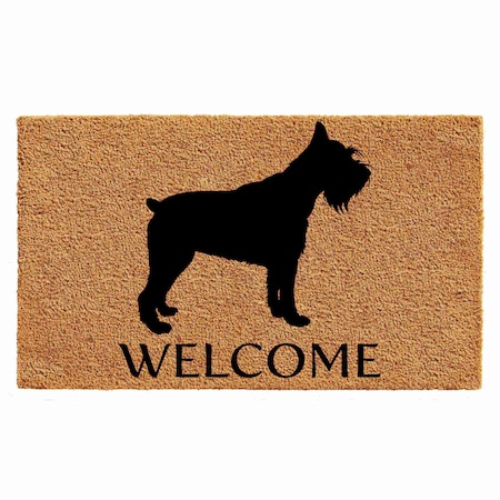 Calloway Mills Entrance Mat, Coir, Natural, Black 105631729